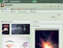 Tablet Screenshot of frozenration.deviantart.com