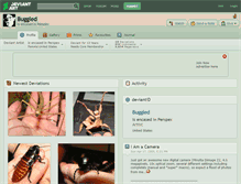 Tablet Screenshot of buggled.deviantart.com