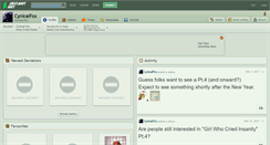 Desktop Screenshot of cynicalfox.deviantart.com