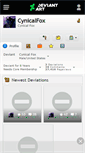 Mobile Screenshot of cynicalfox.deviantart.com