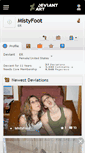 Mobile Screenshot of mistyfoot.deviantart.com