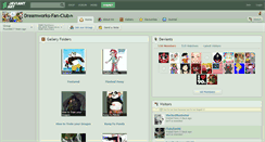 Desktop Screenshot of dreamworks-fan-club.deviantart.com