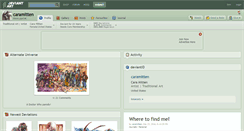 Desktop Screenshot of caramitten.deviantart.com