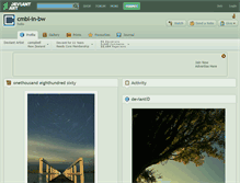 Tablet Screenshot of cmbl-in-bw.deviantart.com
