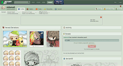Desktop Screenshot of m0omo0.deviantart.com