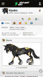 Mobile Screenshot of kiyoko.deviantart.com