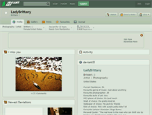 Tablet Screenshot of ladybrittany.deviantart.com