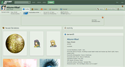 Desktop Screenshot of mizuno-hikari.deviantart.com