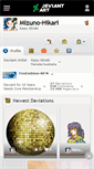 Mobile Screenshot of mizuno-hikari.deviantart.com