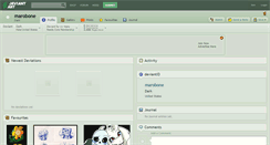 Desktop Screenshot of marobone.deviantart.com