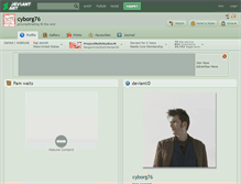 Tablet Screenshot of cyborg76.deviantart.com