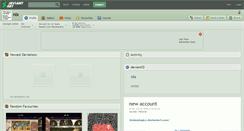 Desktop Screenshot of nlx.deviantart.com
