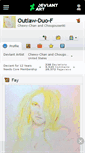 Mobile Screenshot of outlaw-duo-f.deviantart.com