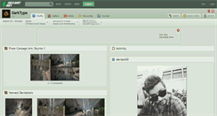 Desktop Screenshot of darktype.deviantart.com