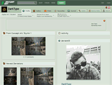 Tablet Screenshot of darktype.deviantart.com