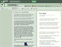 Tablet Screenshot of crazymakings.deviantart.com