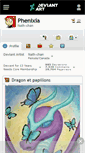 Mobile Screenshot of phenixia.deviantart.com