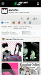 Mobile Screenshot of aomshis.deviantart.com