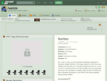 Tablet Screenshot of faithsdk.deviantart.com