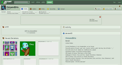Desktop Screenshot of ozzyanddrix.deviantart.com