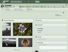 Tablet Screenshot of equipage.deviantart.com