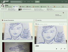 Tablet Screenshot of liriu.deviantart.com