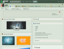 Tablet Screenshot of cekk.deviantart.com