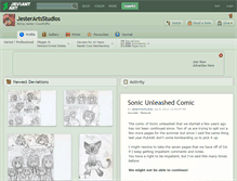 Tablet Screenshot of jesterartsstudios.deviantart.com