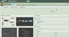 Desktop Screenshot of cubeconcept.deviantart.com