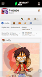 Mobile Screenshot of f-ocube.deviantart.com
