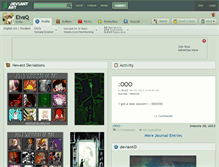 Tablet Screenshot of elvaq.deviantart.com