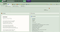 Desktop Screenshot of lyrenia.deviantart.com