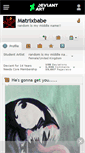Mobile Screenshot of matrixbabe.deviantart.com