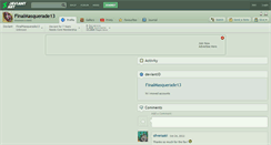 Desktop Screenshot of finalmasquerade13.deviantart.com