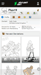 Mobile Screenshot of flux19.deviantart.com