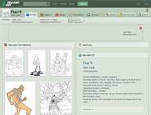 Tablet Screenshot of flux19.deviantart.com