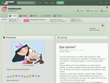 Tablet Screenshot of manamnam.deviantart.com