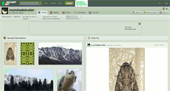 Desktop Screenshot of moonshadedweller.deviantart.com