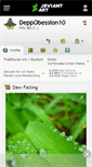 Mobile Screenshot of deppobession10.deviantart.com