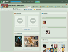 Tablet Screenshot of character-collective.deviantart.com