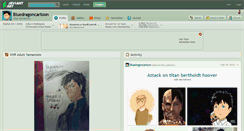 Desktop Screenshot of bluedragoncartoon.deviantart.com