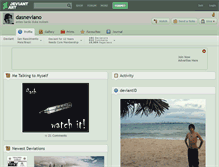 Tablet Screenshot of dasneviano.deviantart.com