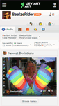 Mobile Screenshot of beelzerider.deviantart.com