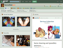 Tablet Screenshot of beelzerider.deviantart.com