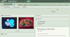 Desktop Screenshot of lloc-del-paradis.deviantart.com