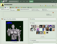 Tablet Screenshot of momokurama.deviantart.com