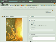Tablet Screenshot of dew86.deviantart.com