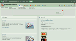 Desktop Screenshot of myheartisanopenbook.deviantart.com