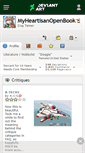 Mobile Screenshot of myheartisanopenbook.deviantart.com