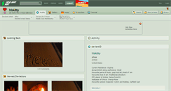 Desktop Screenshot of hiskitty.deviantart.com